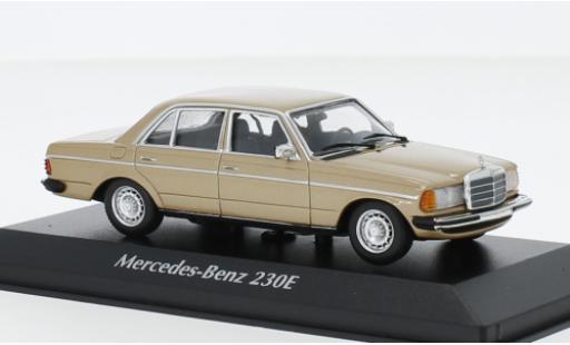 Modelauto Mercedes 230 Coupe E (W123) metallic beige 1982 1/43 Maxichamps