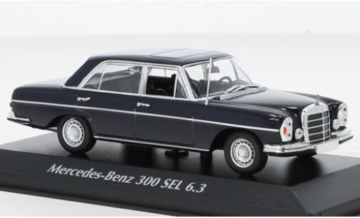 Modelauto Mercedes 300 6.3 SEL (W109) blauw 1968 1/43 Maxichamps