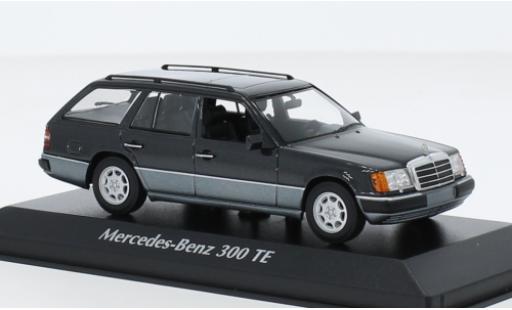 Modelauto Mercedes 300 Coupe TE (S124) metallic zwart 1990 1/43 Maxichamps