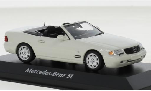 Modelauto Mercedes Classe SL Base (R129) wit 1999 1/43 Maxichamps