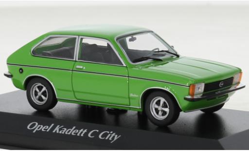 Modelauto Opel Kadett C City C groen 1978 1/43 Maxichamps
