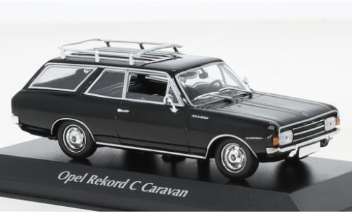 Modelauto Opel Rekord C Caravan zwart 1968 1/43 Maxichamps