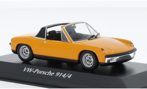 Modelauto Porsche 914 Base /4 oranje 1972 1/43 Maxichamps