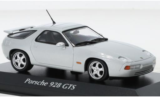 Modelauto Porsche 911 GTS metallic grijs 1991 1/43 Maxichamps