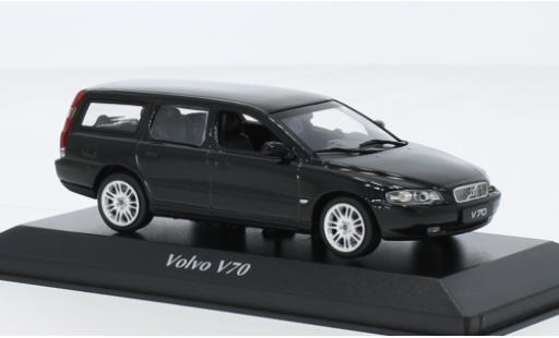 Modelauto Volvo V70 Base Stationwagen zwart 2000 1/43 Maxichamps