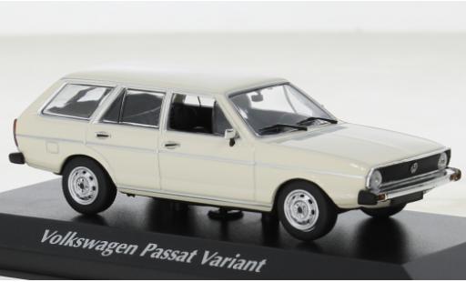 Modelauto Volkswagen Passat B1 Variant wit 1975 1/43 Maxichamps