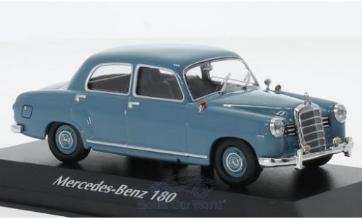 Modelauto Mercedes 180 Base (W120) blauw 1955 1/43 Maxichamps