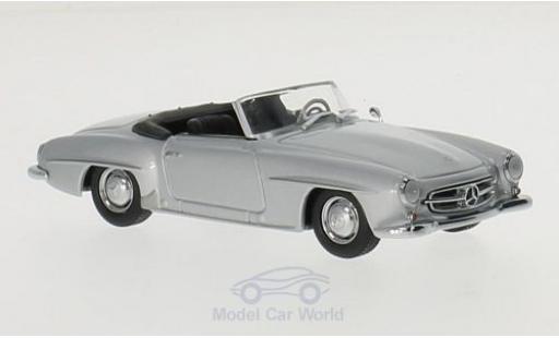 Modelauto Mercedes 190 Base (W121) grijs 1955 1/43 Maxichamps