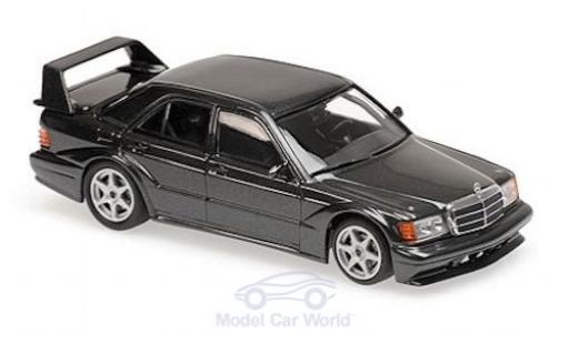 Modelauto Mercedes 190 Evo E 2.5-16 2 metallic zwart 1990 1/43 Maxichamps