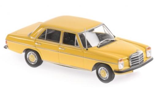 Modelauto Mercedes 200 Base geel 1968 1/43 Maxichamps