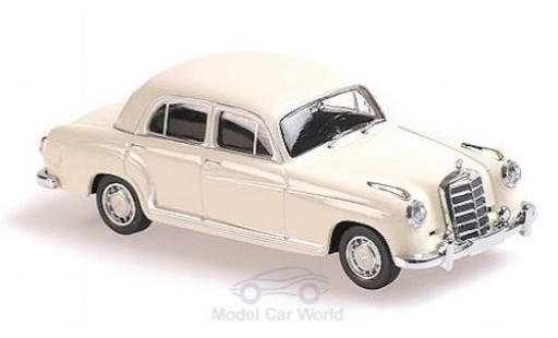 Modelauto Mercedes 220 Base S wit 1956 1/43 Maxichamps