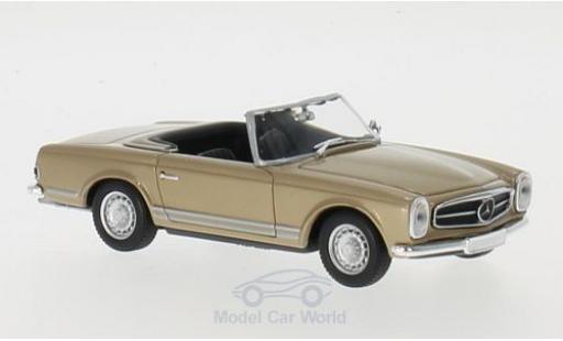 Modelauto Mercedes 230 Base SL gold 1965 1/43 Maxichamps