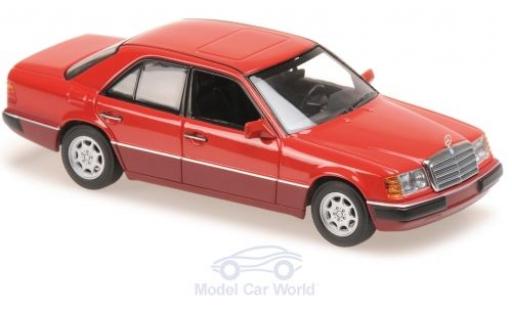 Modelauto Mercedes 230 Base E (W124) rood 1991 1/43 Maxichamps