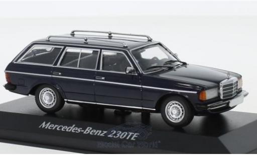 Modelauto Mercedes 230 Coupe TE (W123) blauw 1982 1/43 Maxichamps