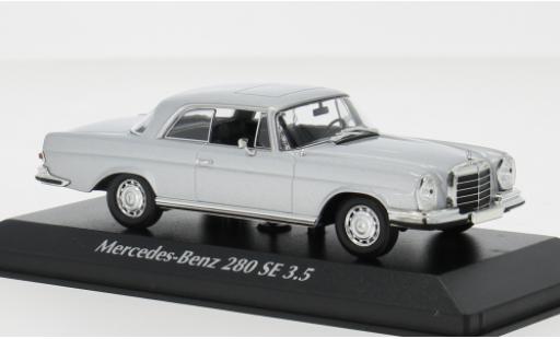 Modelauto Mercedes 280 Base SE 3.5 (W108) grijs 1970 1/43 Maxichamps