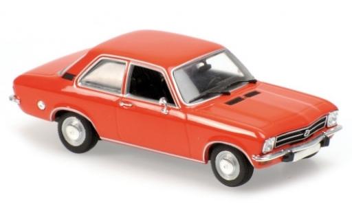 Modelauto Opel Ascona A Base A oranje 1970 1/43 Maxichamps