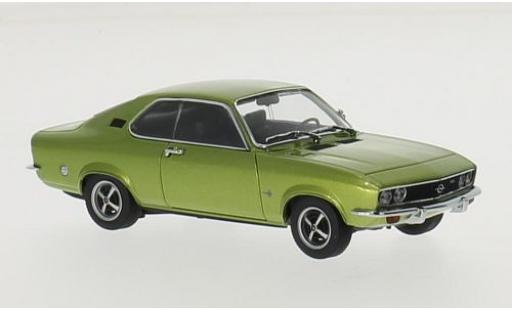 Modelauto Opel Manta A metallic groen 1970 1/43 Maxichamps