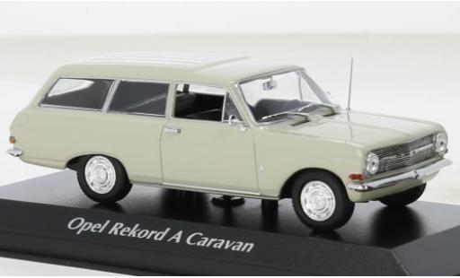 Modelauto Opel Rekord A Caravan beige 1962 1/43 Maxichamps