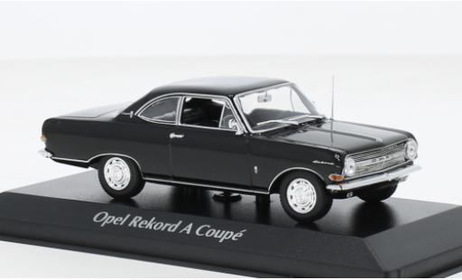 Modelauto Opel Rekord A Coupe zwart 1962 1/43 Maxichamps