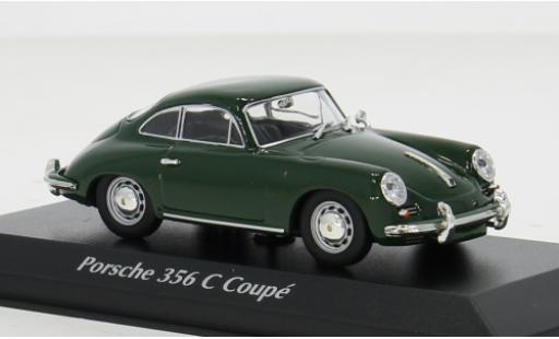 Modelauto Porsche 356 C C groen 1965 1/43 Maxichamps