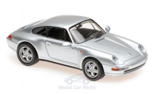 Modelauto Porsche 911 Base grijs 1 1/43 Maxichamps