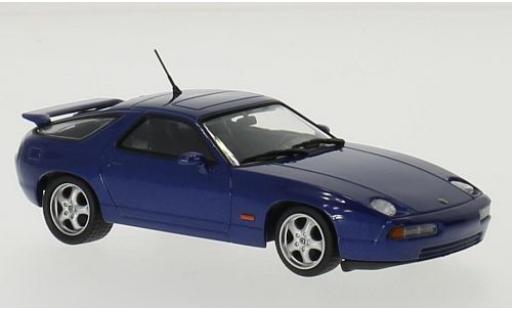 Modelauto Porsche 911 GTS metallic blauw 1991 1/43 Maxichamps