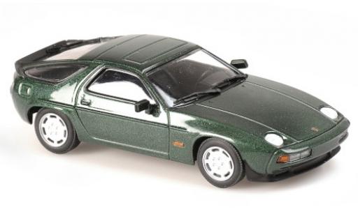 Modelauto Porsche 928 S S metallic groen 1979 1/43 Maxichamps