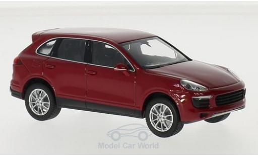 Modelauto Porsche Cayenne S rood 2014 1/43 Maxichamps