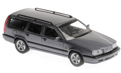 Modelauto Volvo 850 Estate Stationwagen metallic blauw 1994 1/43 Maxichamps