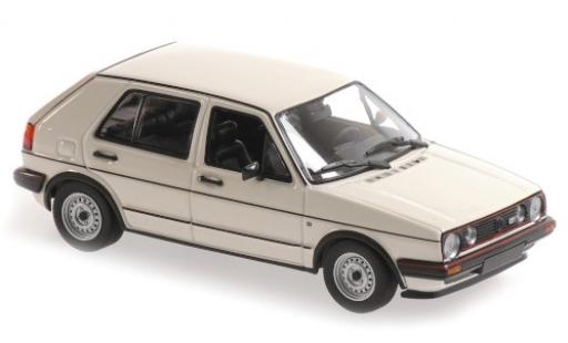 Modelauto Volkswagen Golf GTI II wit 1985 5-portes 1/43 Maxichamps