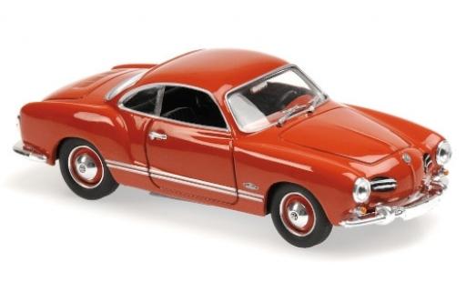 Modelauto Volkswagen Karmann Ghia Coupe Ghia rood 1955 1/43 Maxichamps