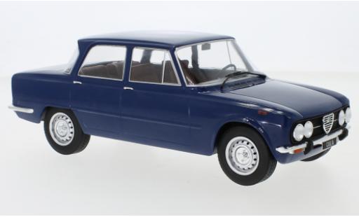 Modelauto Alfa Romeo Giulia Nuova Super blauw 1974 1/18 MCG