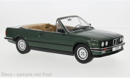 Modelauto Bmw 325 Cabriolet i (E30) metallic groen 1985 1/18 MCG