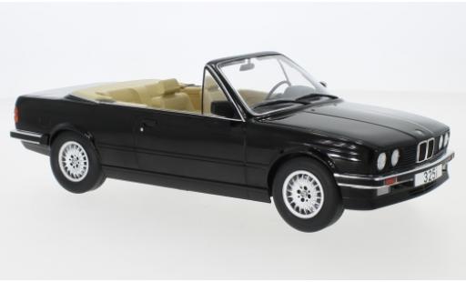 Modelauto Bmw 325 Cabriolet i (E30) zwart 1985 1/18 MCG
