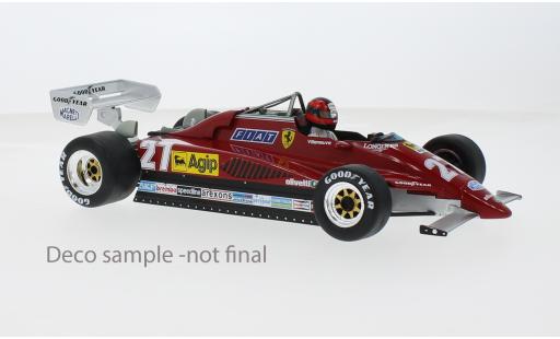 Modelauto Ferrari 126 C2 No.27 Scuderia SpA SEFAC formule 1 GP Belgien 1982 1/18 MCG