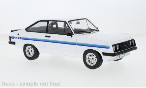 Modelauto Ford Escort RS 2000 MK II wit 1977 1/18 MCG
