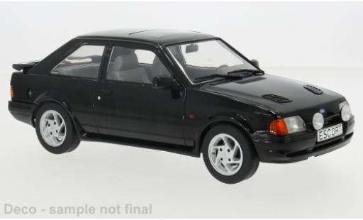 Modelauto Ford Escort RS Turbo S2 MK IV zwart 1990 1/18 MCG