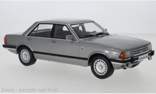 Modelauto Ford Granada Berlina MK II 2.8 Ghia metallic grijs 1981 1/18 MCG