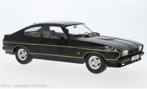 Modelauto Ford Capri 3.0S MK II X-Pack zwart 1975 1/18 MCG