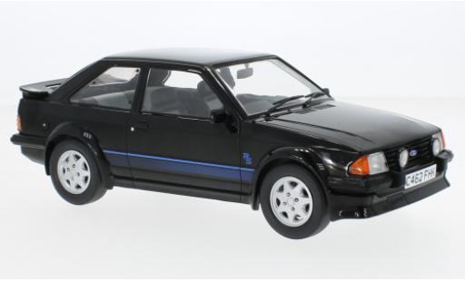 Modelauto Ford Escort RS Turbo MK III zwart 1985 1/18 MCG