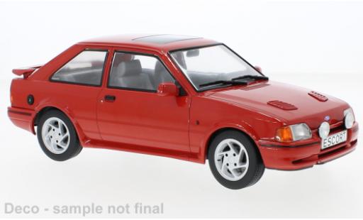 Modelauto Ford Escort RS Turbo S2 rood 1990 1/18 MCG