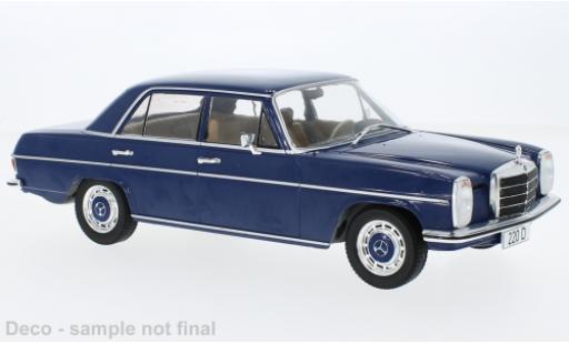 Modelauto Mercedes 220 Base D (W115) blauw 1968 1/18 MCG