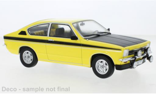 Modelauto Opel Kadett C Coupe C geel 1975 1/18 MCG