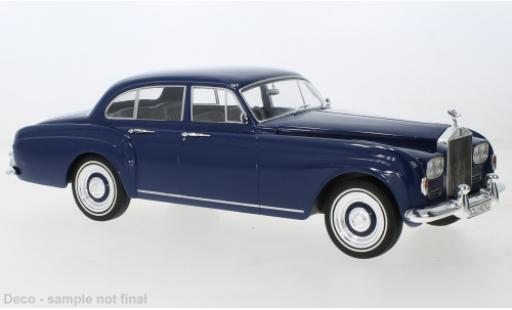 Modelauto Rolls Royce Silver Cloud Flying Spur III H.J.Mulliner blauw 1965 1/18 MCG