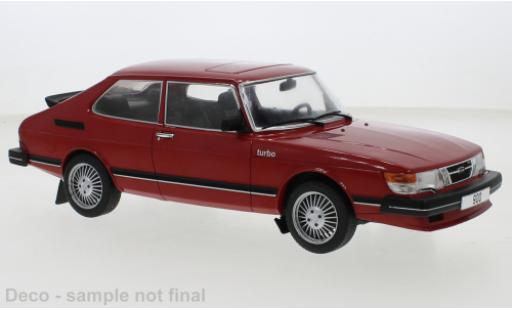 Modelauto Saab 900 Turbo rood 1981 1/18 MCG