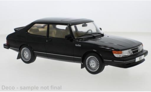 Modelauto Saab 900 Turbo zwart 1981 1/18 MCG
