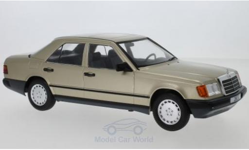 Modelauto Mercedes 260 Base E (W124) metallic bruin 1984 1/18 MCG