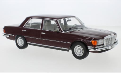 Modelauto Mercedes 350 Base SE (W116) rood 1972 1/18 MCG