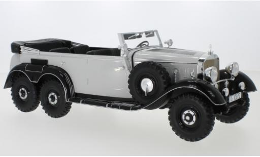 Modelauto Mercedes G4 Base (W31) grijs/zwart 1938 1/18 MCG