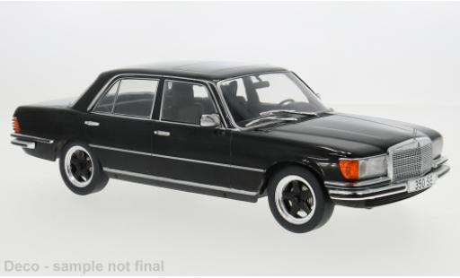 Modelauto Mercedes Classe S Base (W116) zwart 1972 1/18 MCG